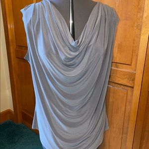 Gray shirred women’s top sz XL